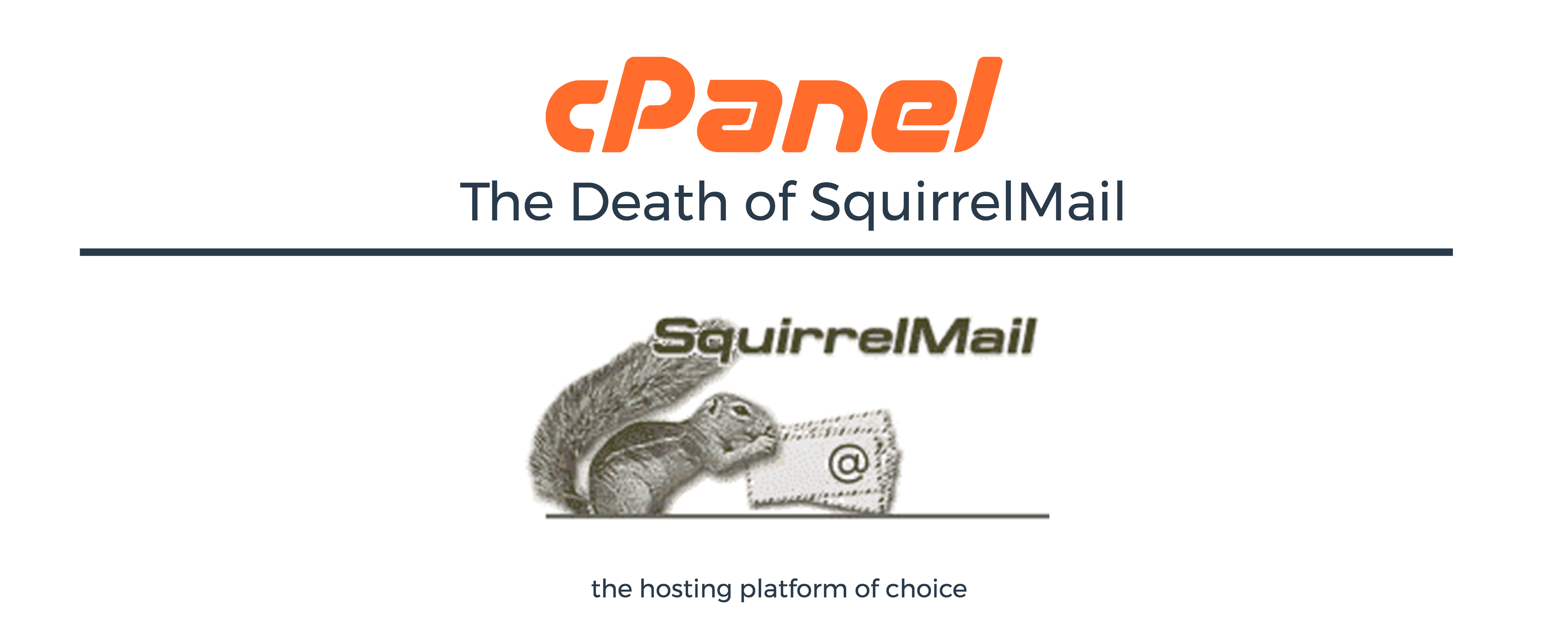 SquirrelMail va dispărea