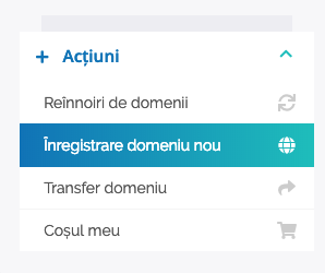 Cum se poate înregistra un nume de domeniu din zona de client