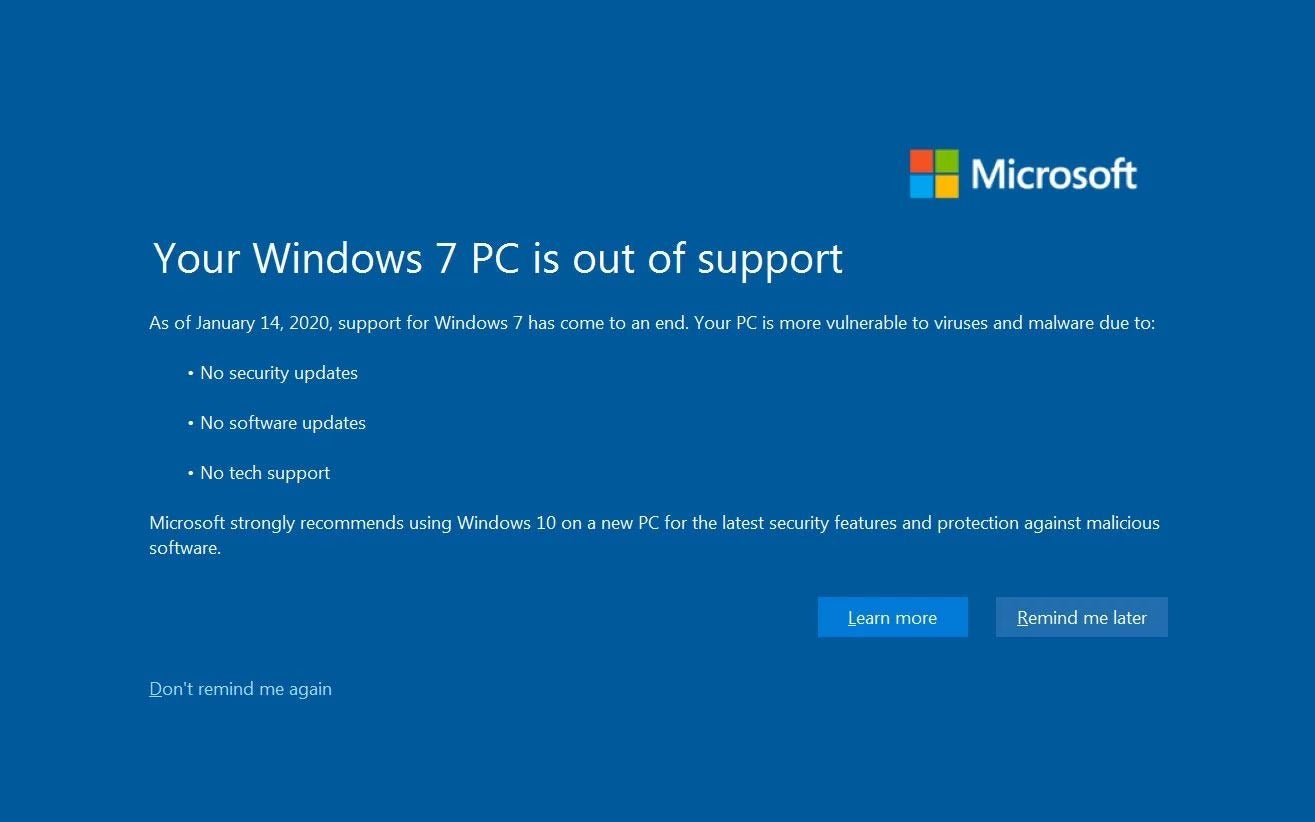 Update vital pentru Windows 7 - Microsoft avertizează că milioane de utilizatori ar putea avea probleme